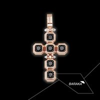 Pendant Baraka Man in Rose Gold Diamante Black 180 Ct CR302101RBDN000180 - CR302101RBDN000180